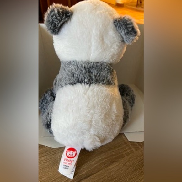Fiesta Mello Fellows 10" H Panda Bear Soft Plush Stuffed Animal Stuffy - Picture 3 of 6